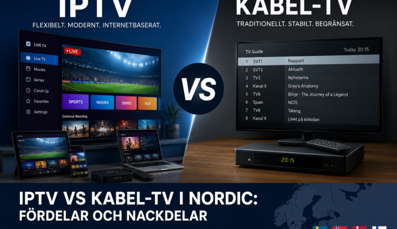 IPTV vs kabel-TV i Nordic: Fördelar och nackdelar